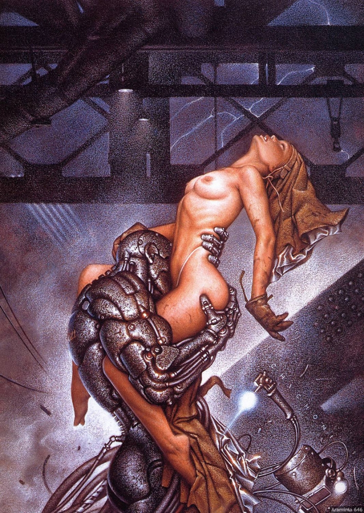 Художник Оскар Чичони и его жестокий футуристический мир, фото 6