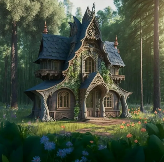 Волшебные дворцы, созданные ИИ, фото 6