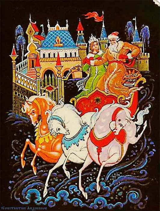 Советский художник Константин Андрианов - мастер палеха, фото 7 Советский художник Константин Андрианов - мастер палеха, фото 7