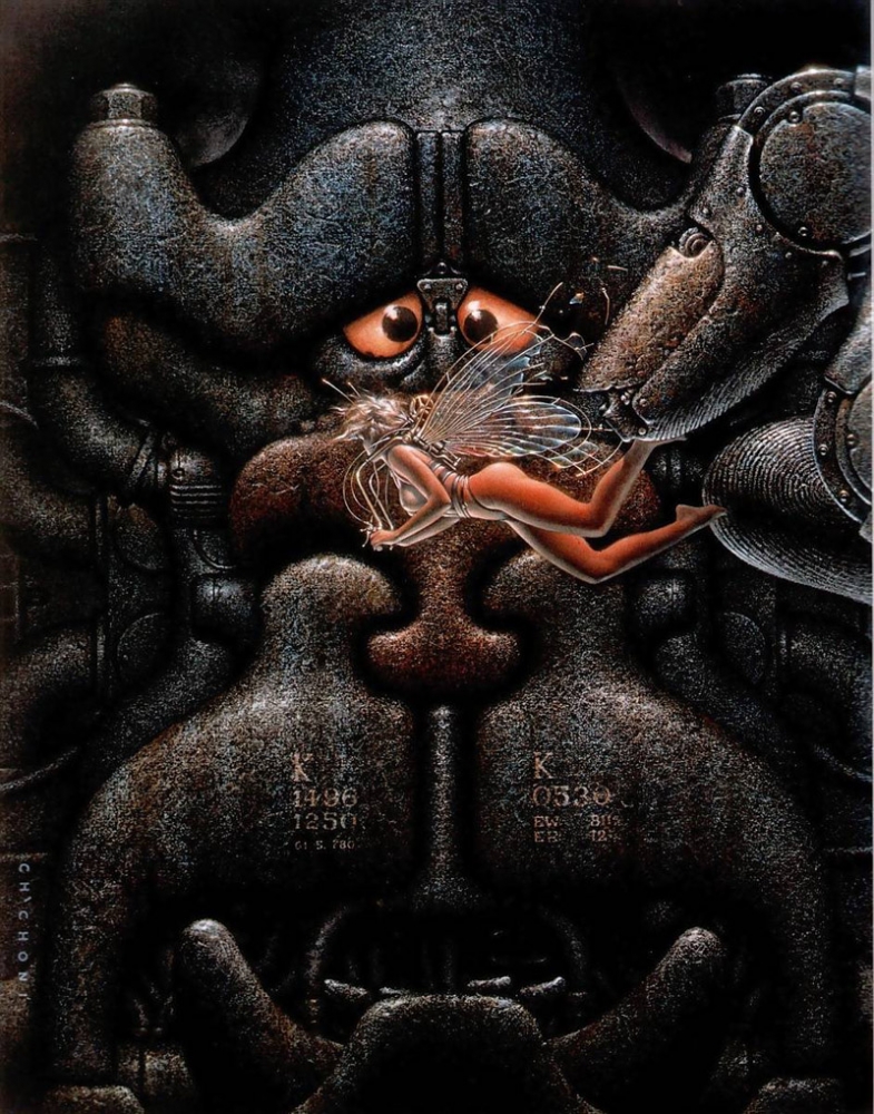 Художник Оскар Чичони и его жестокий футуристический мир, фото 7