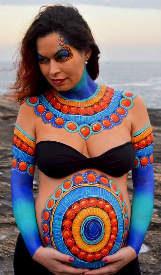 Бодиарт на женском теле , фото 11