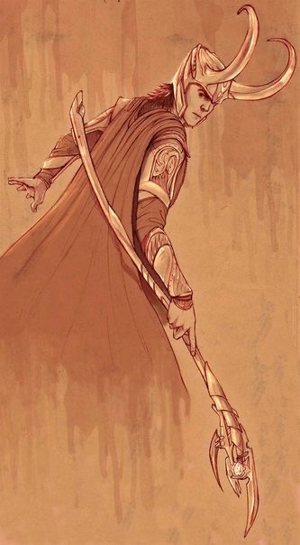 Милые арты с Локи. Мстители, фото 13 Милые арты с Локи. Мстители, фото 13