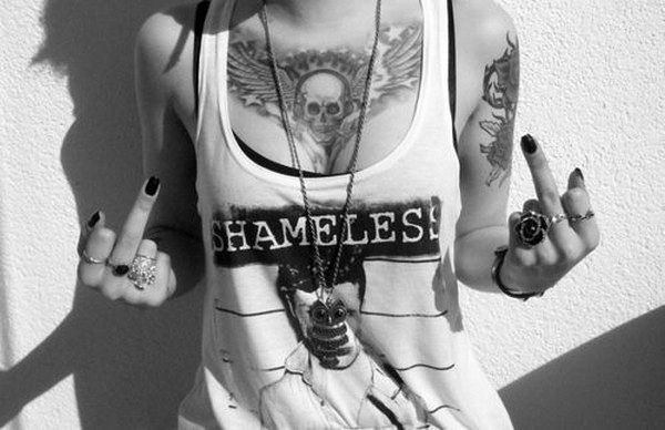 Чёрно-белые фото девушек с тату, фото 13 Чёрно-белые фото девушек с тату, фото 13