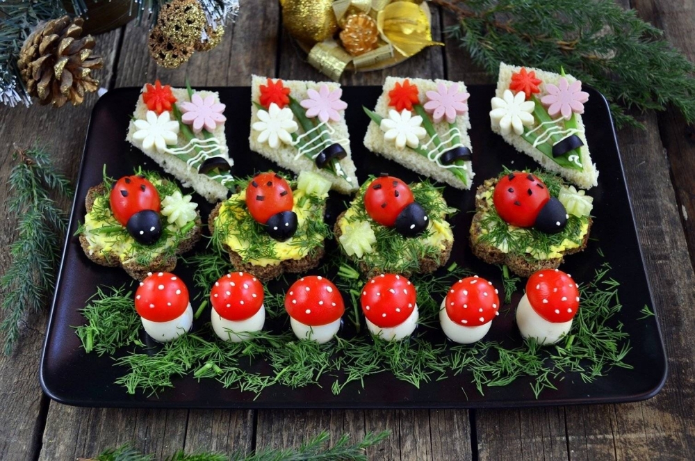 Закусочные бутерброды, канапе, шарики, фото 4 Закусочные бутерброды, канапе, шарики, фото 4