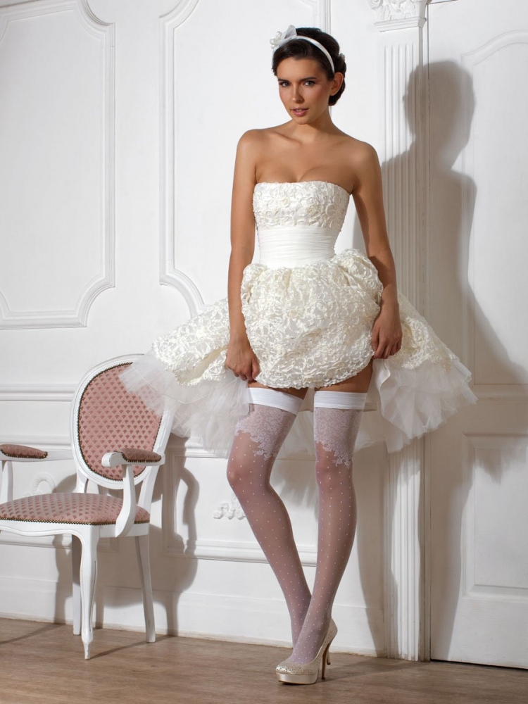 Девушки в коротких свадебных платьях, фото 31 Девушки в коротких свадебных платьях, фото 31