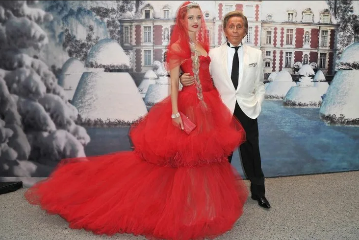 Valentino Haute Couture Red Dress