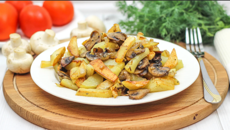 Блюдо из картошки с грибами