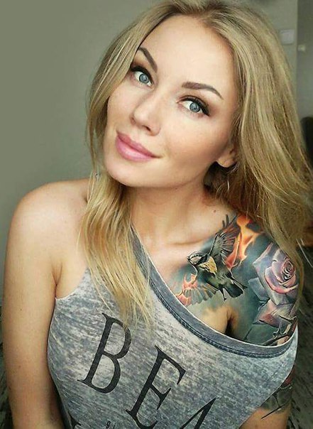 Красивые девушки с татуировками, фото 34 Красивые девушки с татуировками, фото 34