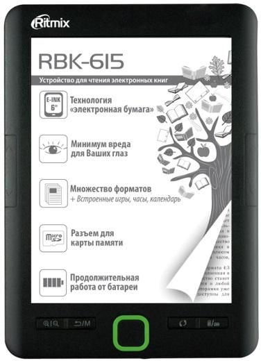 Электронная книга Ritmix RBK-615 Электронная книга Ritmix RBK-615