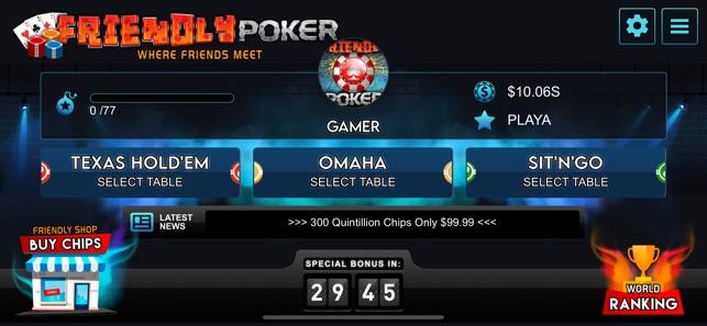 Friendly Poker