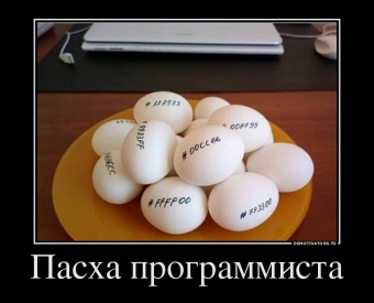 Демотиватор прикольные о пасхе