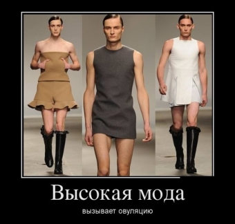 Демотиваторы о прикольной моде
