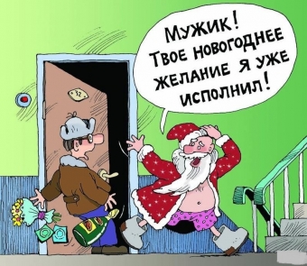 Новогодние анекдоты про Деда Мороза