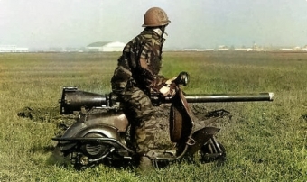 Vespa 150 TAP - мотороллер-базука времен Второй мировой войны. Ч.2