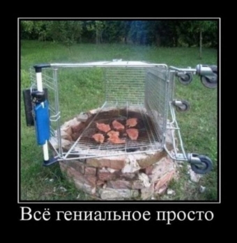 Я за зиму, забыл, отвык, как вкусный выглядит шашлык.