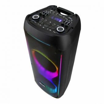 Портативная колонка Eltronik 30-37 Crazy Box, 120W, FM радио, LED дисплей