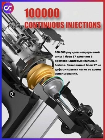 Пневмонейлер MAOVON RB-65, регулировка глубины забивания, до 120 Дж, 5,5 кг