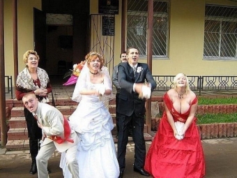 Подборка фоток - прикольные свадьбы в деревне!