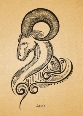 Арты знаков зодиака. Овен