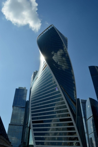 Москва-сити - уникальная архитектура из стекла и бетона
