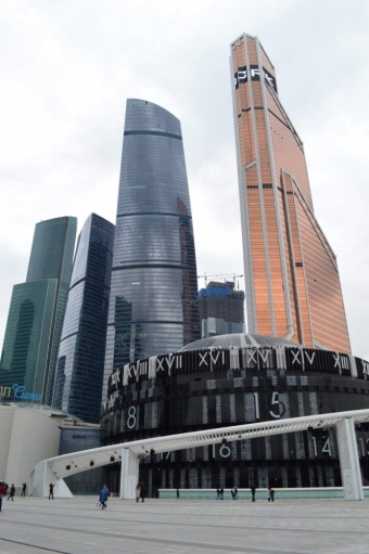 Москва-сити - уникальная архитектура из стекла и бетона
