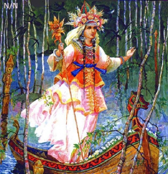 Славянская богиня баба яга - хранительница границ между мирами.