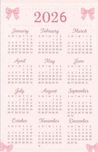 Прикольные календари на 2026 год