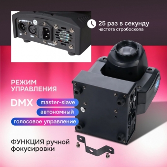 Лазерный проектор Svendsen StarDisco, DMX120W, голосовое управление