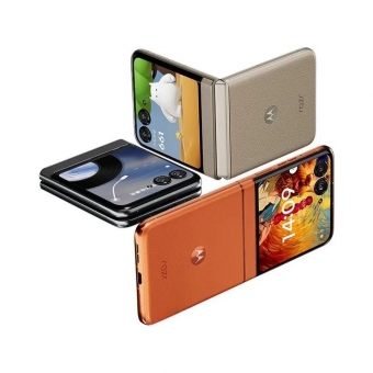 Смартфон Motorola Razr50, 8GB, 256GB, 6,9, Android 13, русский, google play оранжевый