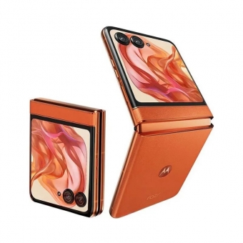 Смартфон Motorola Razr50, 8GB, 256GB, 6,9, Android 13, русский, google play оранжевый