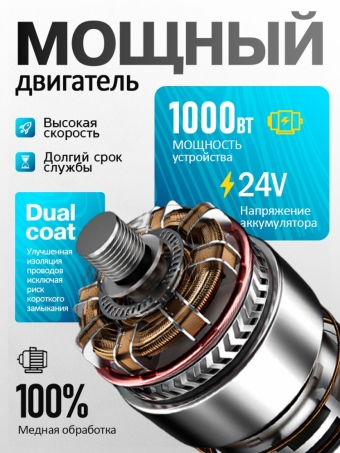 Пила аккумуляторная цепная садовая мини сучкорез электропила электрическая(6 + 8 дюймов, 2 цепи, 2 батареи 2000mah)