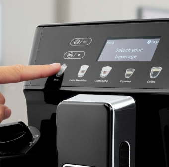 Кофемашина DeLonghi ECAM46.860. B Eletta Capuccino EVO цвет черный мощность 1450 Вт