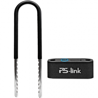 Умный велосипедный замок U-образный Ps-Link PS-U9, с Bluetooth, отпечатком пальца, пинкодом, IP65, из закаленной стали, антивандальный