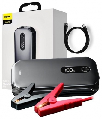 Внешний аккумулятор/пусковое устройство Baseus Super Energy Car Jump Starter 12000mAh черный