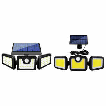 Уличный фонарь на солнечной батарее с датчиком движения, дачный фонарь, садовый уличный светильник