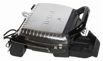 Электрогриль 3в1 Tefal Health Grill GC306012 со съемными антипригарными пластинами, стальной/ черный