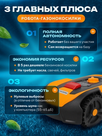 Газонокосилка-робот VILLARTEC MI302
