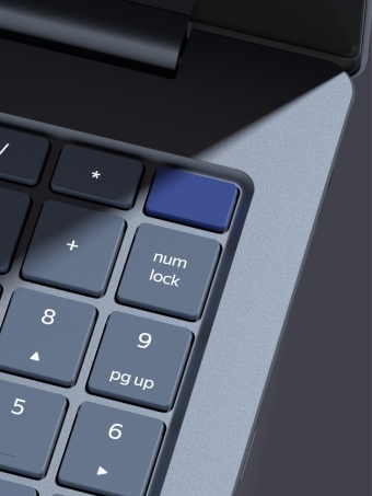 Ноутбук LUNNEN Ground 15 (2025), AMD Ryzen 5 7430U, RAM 16 ГБ, SSD 512 ГБ, IPS Full HD 1920x1080, Windows 11 Home, цвет Silver Sea