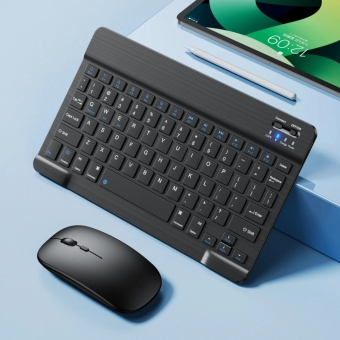 Беспроводная клавиатура и мышь для телефона и планшета с bluetooth для Android/IOS/Windows
