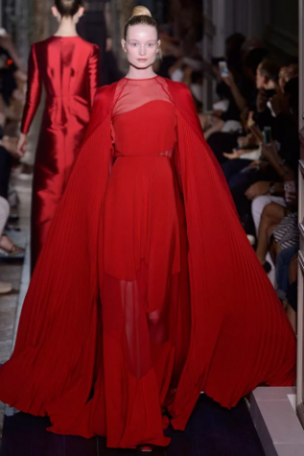 Valentino Haute Couture Red Dress