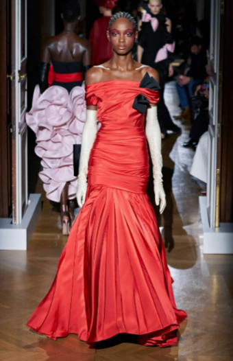 Valentino Haute Couture Red Dress