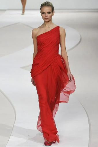 Valentino Haute Couture Red Dress
