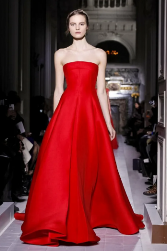 Valentino Haute Couture Red Dress