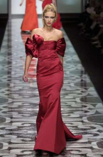Valentino Haute Couture Red Dress