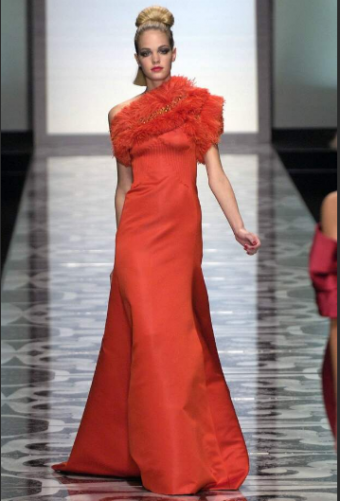 Valentino Haute Couture Red Dress
