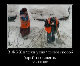 Демотиваторы про дворника