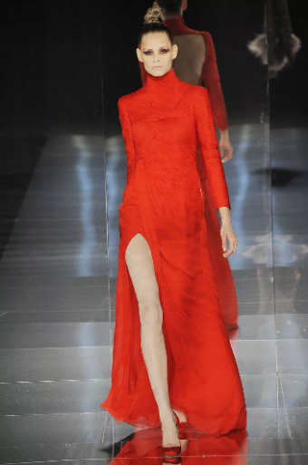 Valentino Haute Couture Red Dress