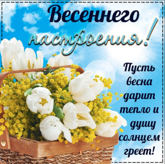Желаю все весеннего настроения 