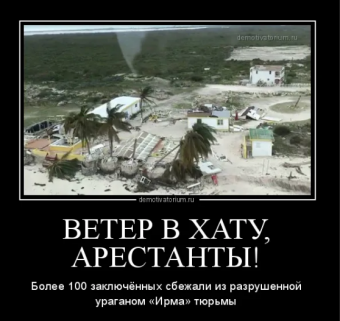 Демотиваторы про ураган