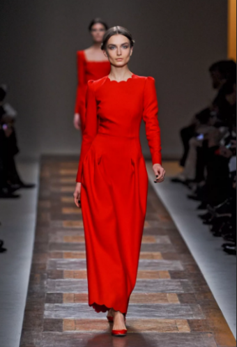 Valentino Haute Couture Red Dress